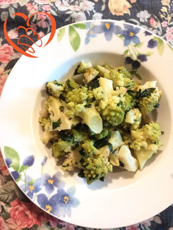 Broccolo romanesco in padella
