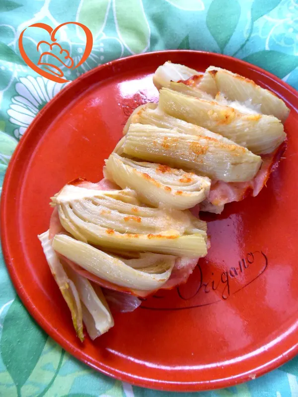 Finocchi gratinati con mortadella
