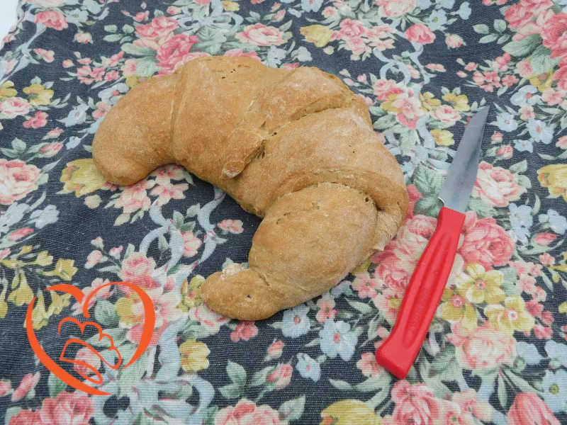 Mega cornetto di pan brioche integrale