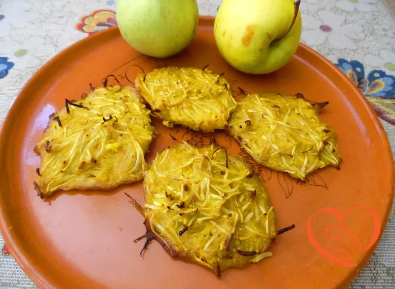 Frittelle con germogli di soia