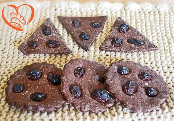 Biscotti cacao  e uvetta