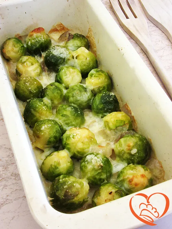 Cavolini gratinati  con formaggi