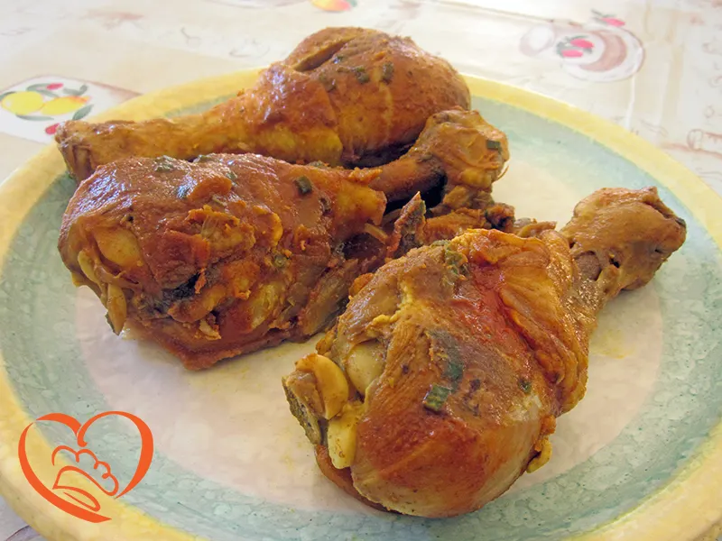 Cosce di pollo alla paprika