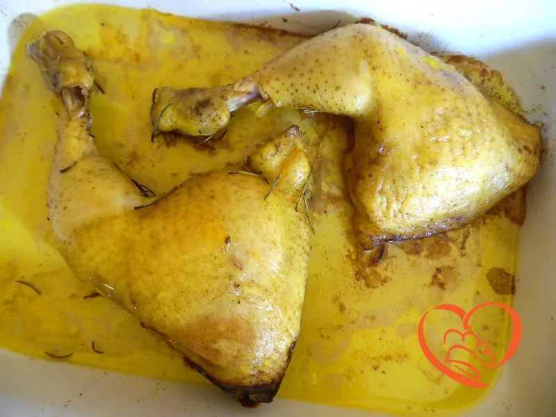 Cosce di tacchino alla diavola al forno