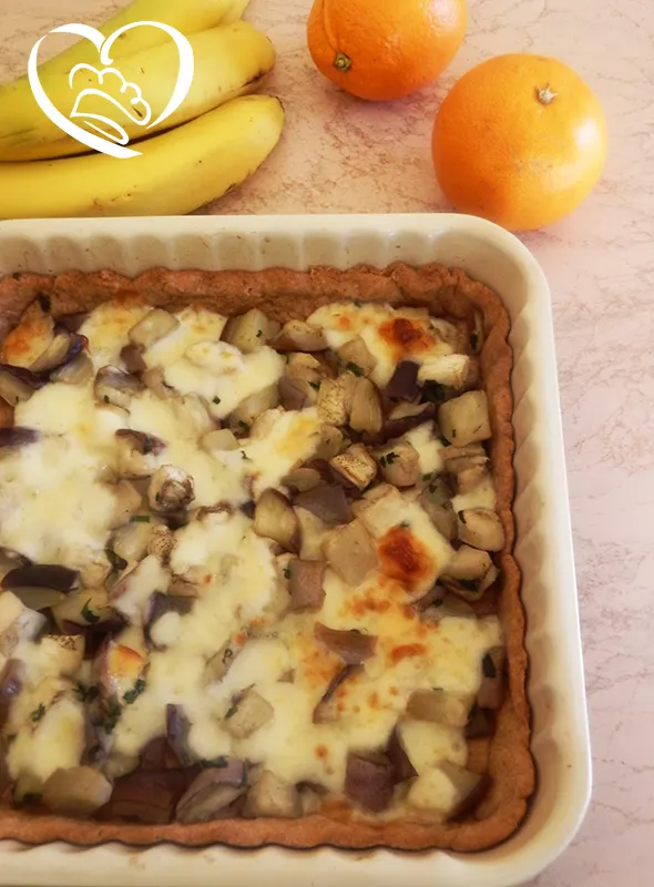 Crostata di melanzane e asiago