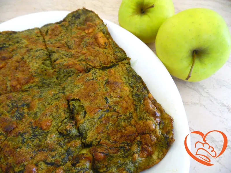Frittata con spinaci