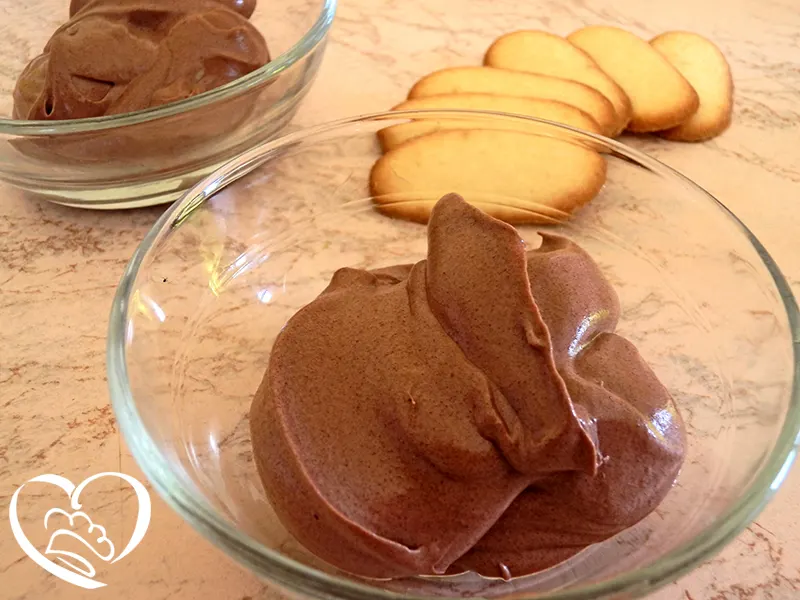 Mousse di cioccolato al latte