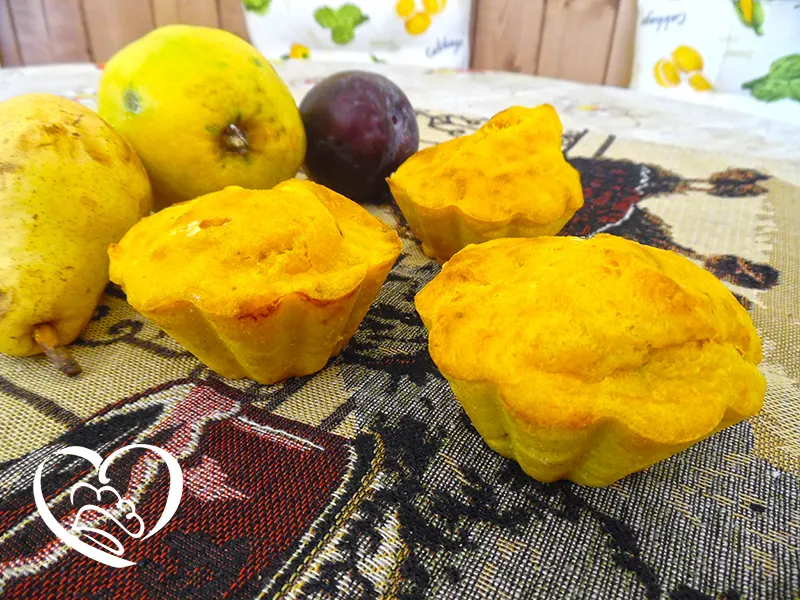 Muffins di zucca e gorgonzola