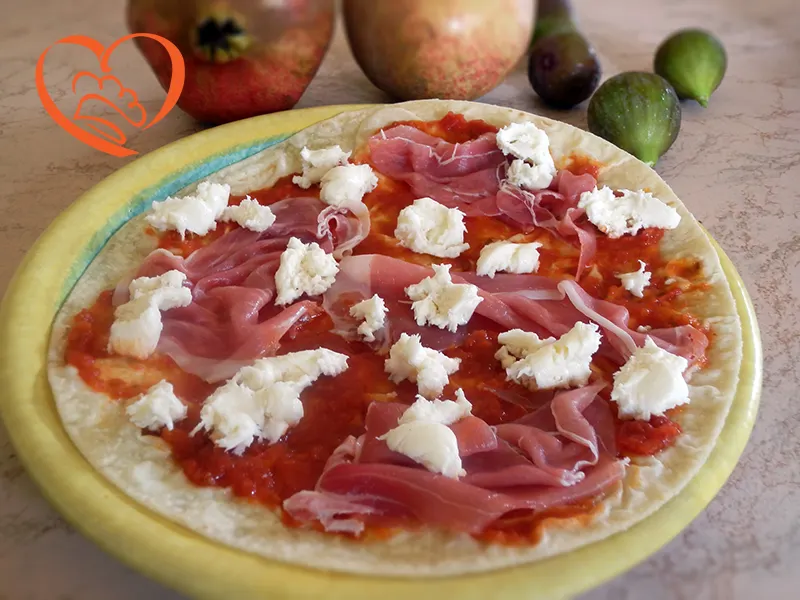 Piadapizza al prosciutto crudo