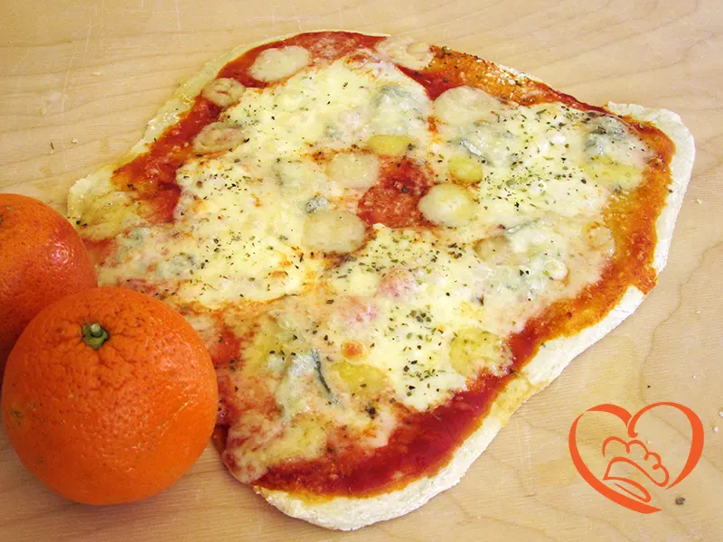 Pizza ai 4 formaggi