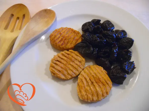 Hamburger  di vitello con prugne