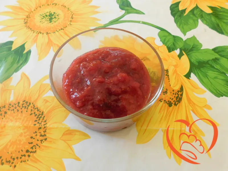 Composta di mele e fragole