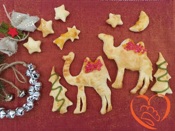 Cammelli di pasta sfoglia