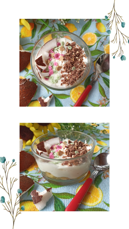 STORIA CHEESECAKE BICCHIERE COCCO CIOCCOLATO