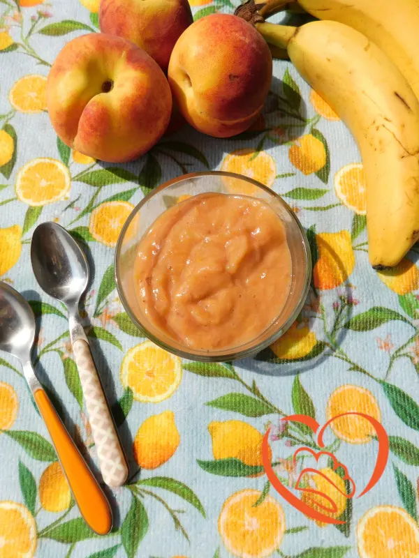 Composta di albicocche e banane